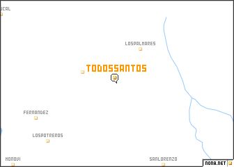map of Todos Santos