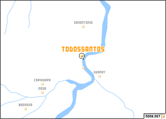 map of Todos Santos