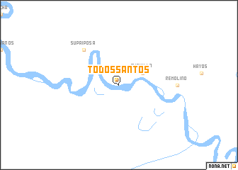 map of Todos Santos