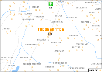 map of Todos Santos