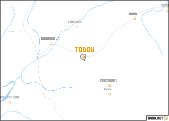 map of Todou