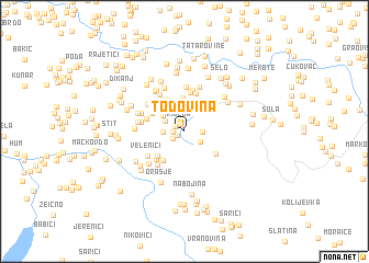 map of Todovina