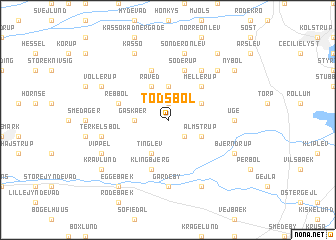 map of Todsbøl