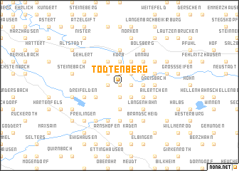 map of Todtenberg