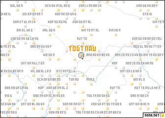 map of Todtnau