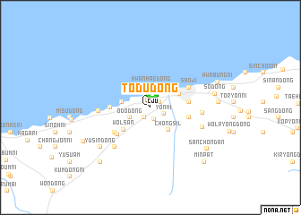 map of Todu-dong