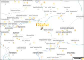 map of T\