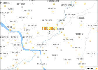 map of T\