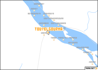 map of Todyel Gourma