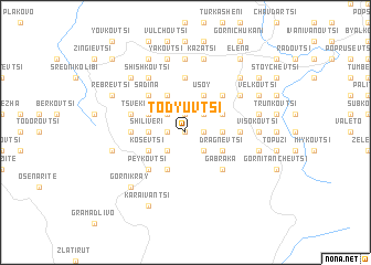 map of Todyuvtsi