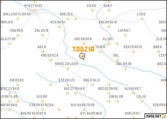 map of Todzia