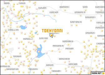 map of T\