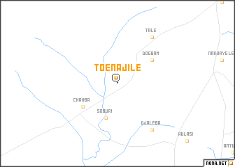 map of Toenajile