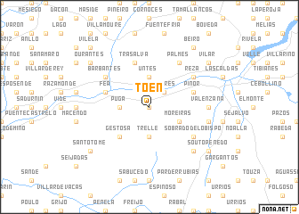 map of Toén