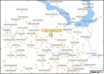 map of T\