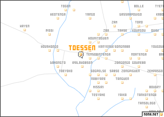 map of Toèssen