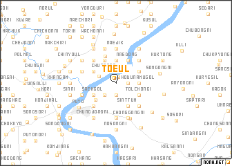 map of Toeul