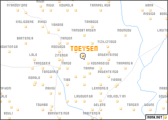 map of Toéysen