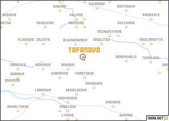 map of Tofanovo