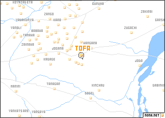 map of Tofa