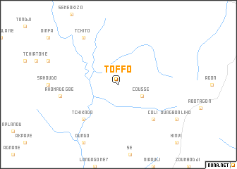 map of Toffo