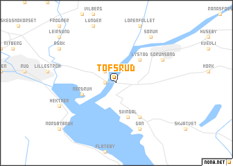 map of Tofsrud