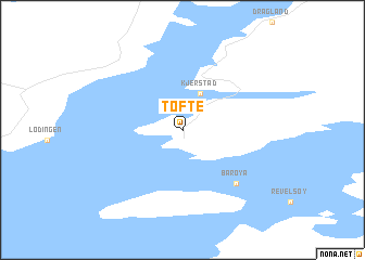 map of Tofte