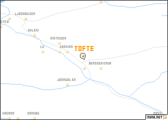 map of Tofte
