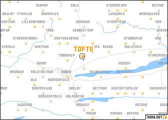 map of Tofte