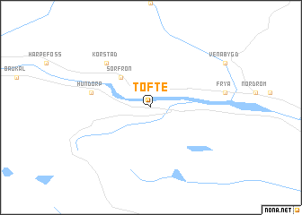 map of Tofte