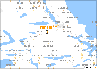 map of Toftinge