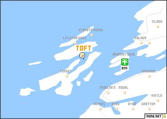 map of Toft