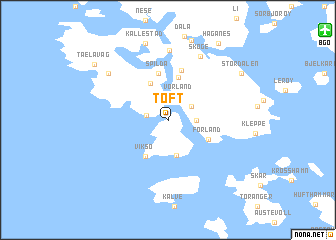 map of Toft