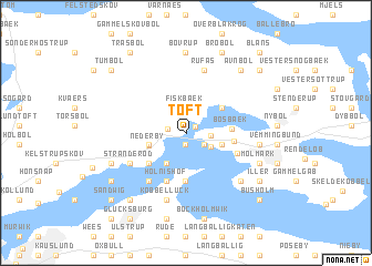 map of Toft