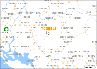 map of Togabli