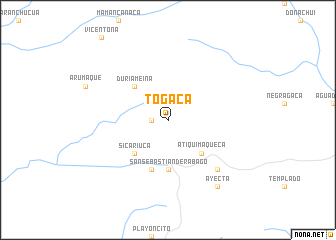 map of Togaca