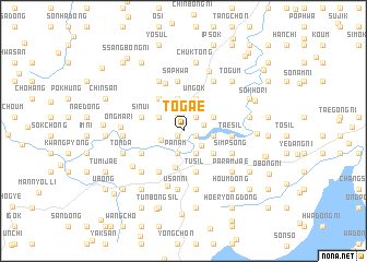 map of Togae