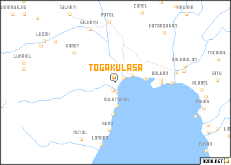 map of Togakulasa