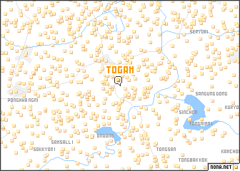 map of Tŏgam