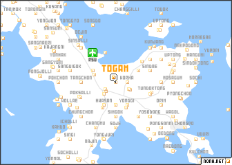 map of Tŏgam