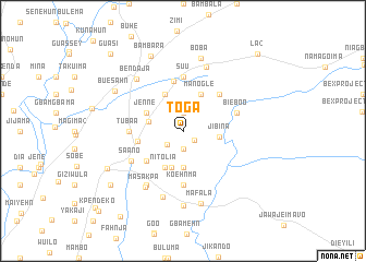 map of Toga