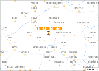 map of Togbadougou