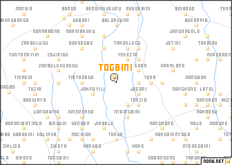 map of Togbini