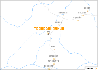 map of Togbo-Damashua