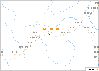 map of Togbo-Pienu