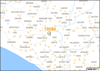 map of Togbu