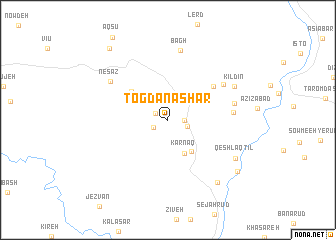 map of Togdan Ashar