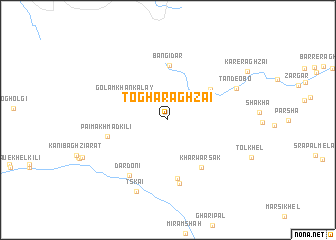 map of Togha Raghzai
