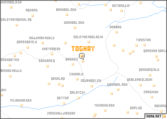 map of Toghāy