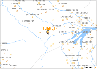 map of Ţoghlī